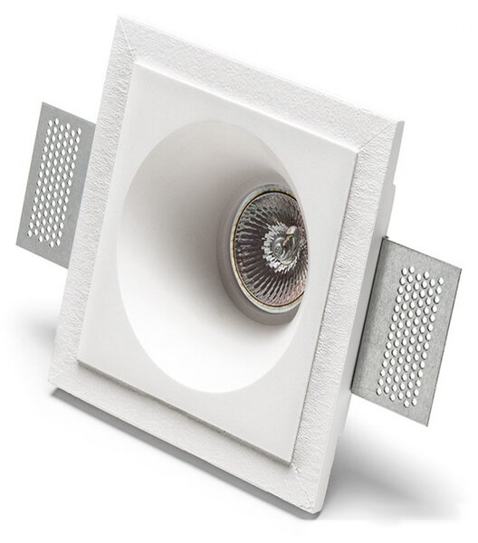 Faretto incasso gesso belfiore 9010 auriga 4174.35 gu10 led ip20 lampada soffitto cartongesso muratura - Belfiore - 9010