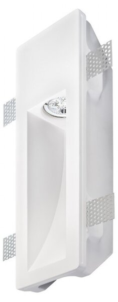Outlet faretto incasso led gesso pan international paride inc1515 gu10 segnapasso verniciabile scomparsa cartongesso - Lampadari Bartalini Outlet