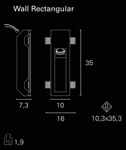 Outlet faretto incasso led gesso pan international paride inc1515 gu10 segnapasso verniciabile scomparsa cartongesso - Lampadari Bartalini Outlet