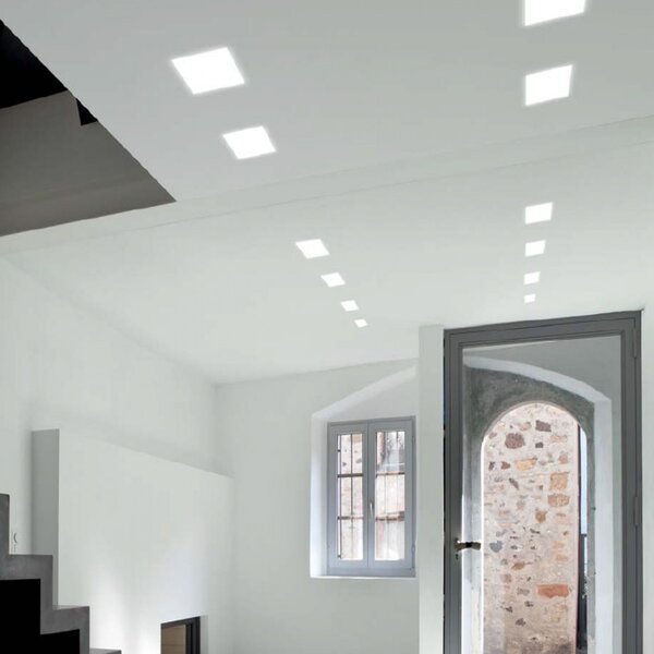 Faretto incasso gesso belfiore 9010 orione big 4046.3025 led wireless lampada soffitto parete cartongesso - Belfiore - 9010
