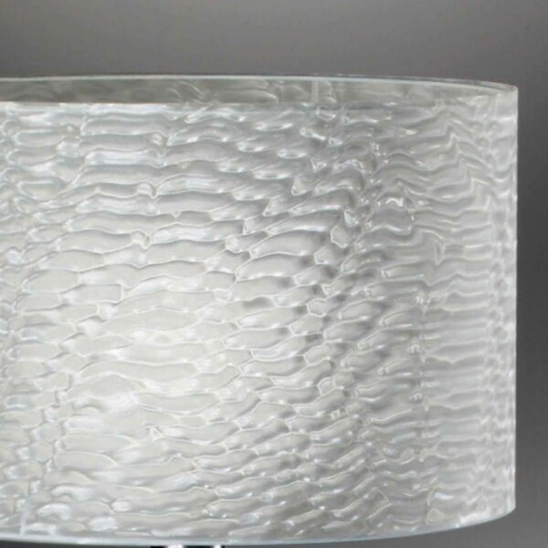 Abat-jour il-tom chic g e27 metallo policarbonato paralume moderno lampada tavolo interno - Illuminando
