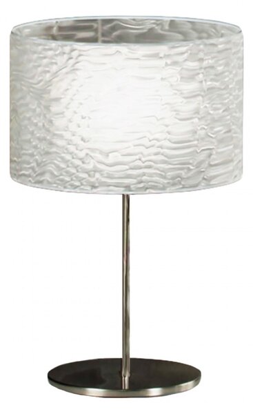 Abat-jour il-tom chic g e27 metallo policarbonato paralume moderno lampada tavolo interno - Illuminando