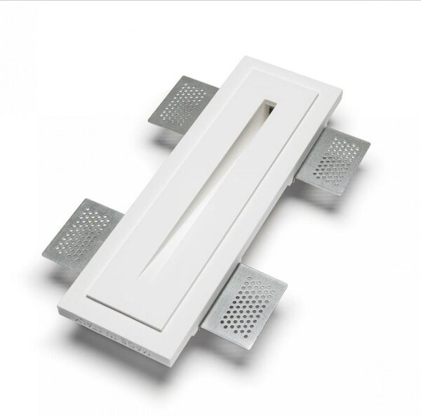 Faretto incasso belfiore 9010 ago 4100f led wireless gesso verniciabile verticale segnapasso cartongesso muro - Belfiore - 9010