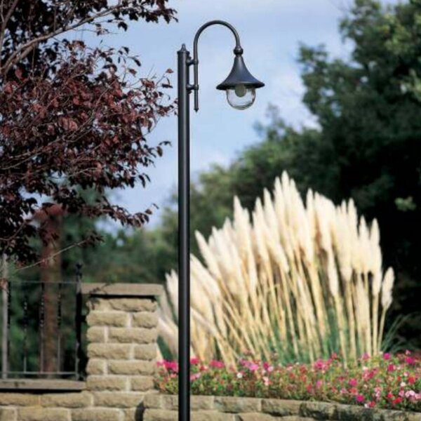 Lampioncino classico livos lampara 895 e27 led alluminio lampada terra - Livos