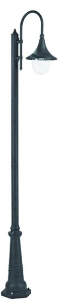 Lampioncino classico livos lampara 895 e27 led alluminio lampada terra - Livos