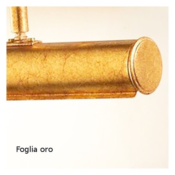 Applique flami illuminazione reglette 6010 am e14 led metallo lampada parete - Flami Illuminazione