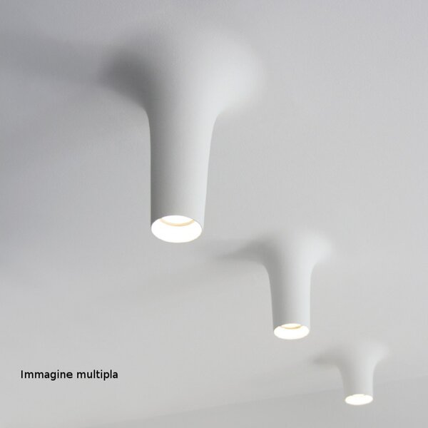 Faretto incasso gesso belfiore 9010 laria small 8935g.35 gu10 led lampada soffitto - Belfiore - 9010