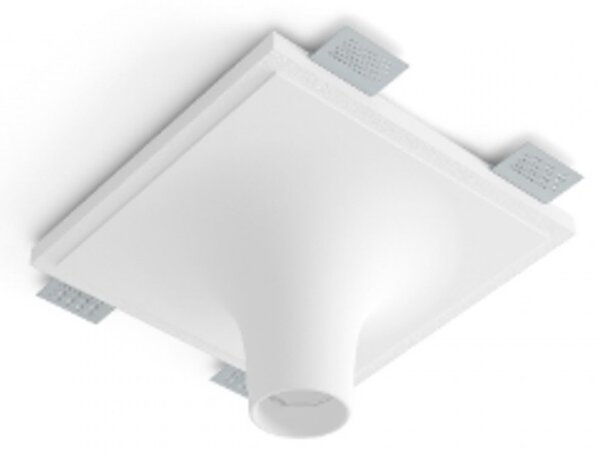 Faretto incasso gesso belfiore 9010 laria small 8935g.35 gu10 led lampada soffitto - Belfiore - 9010