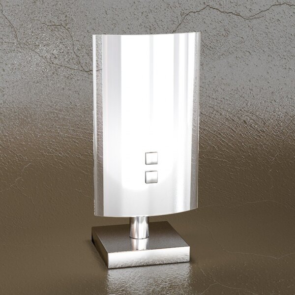 Abat-jour moderna top light shadow 1088 p g9 led vetro lampada tavolo - Top Light