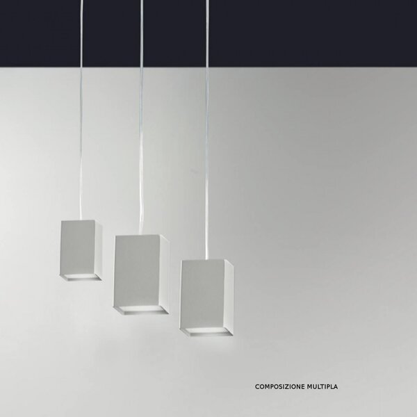 Lampadario moderno cattaneo illuminazione cubick 768 5s led dimmerabile metallo - Cattaneo Illuminazione