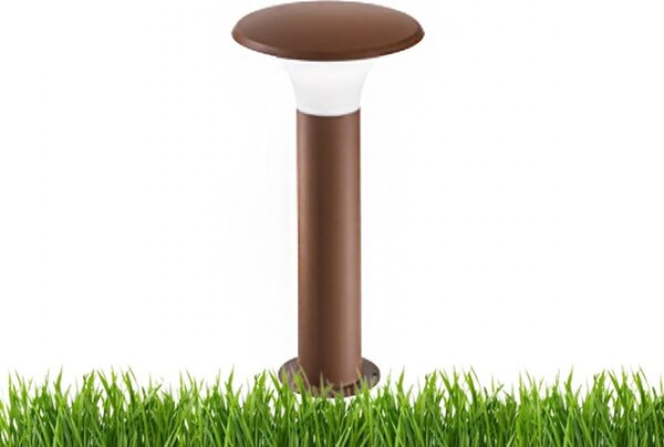 Lampioncino alluminio gea led leo ges521 led lampada terra ruggine classico esterno 50cm ip44 e27 - Gea Led