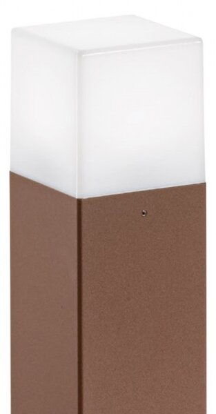 Lampioncino alluminio gea led aditi ges421 led lampada terra ruggine classico esterni 30cm e27 ip44 - Gea Led