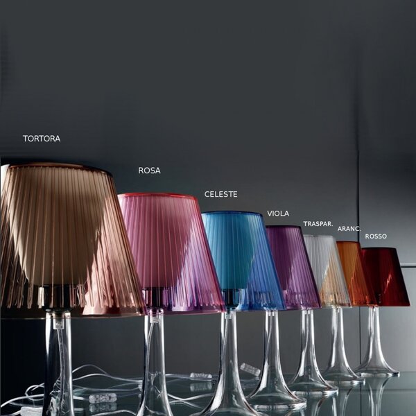 Abat-jour illuminando jolly g e27 led lampada tavolo moderna elegante colorata acrilico interno - Illuminando