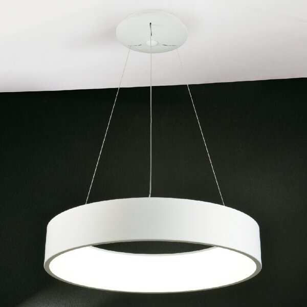 Lampadario promoingross aurora s60 wh bianco cct 2268lm modulo led dimmerabile sospensione moderna - Promoingross