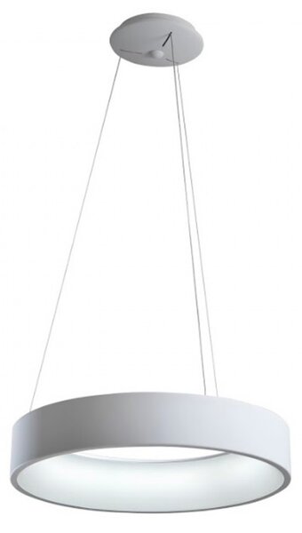 Lampadario promoingross aurora s60 wh bianco cct 2268lm modulo led dimmerabile sospensione moderna - Promoingross