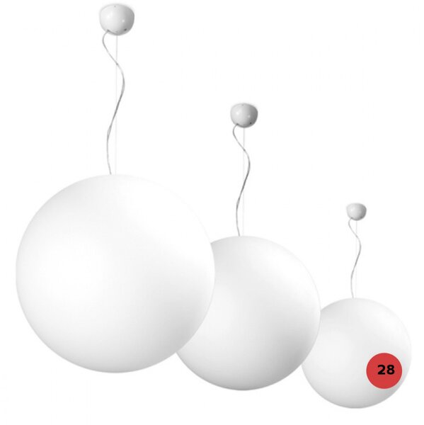 Lampadario moderno linea light group oh p65 e27 16180 led polietilene sospensione - Linea Light Group