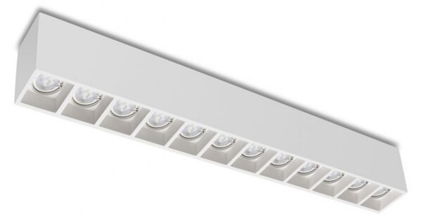Plafoniera belfiore 9010 banister big 8943n.35 gu10 led lampada soffitto - Belfiore - 9010