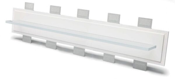 Applique incasso gesso belfiore 9010 glax big 2484c.3004 led 24v sistema wireless lampada parete - Belfiore - 9010
