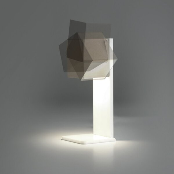 Abat-jour moderna cattaneo cubick 767 5l led orientabile monoemissione - Cattaneo Illuminazione