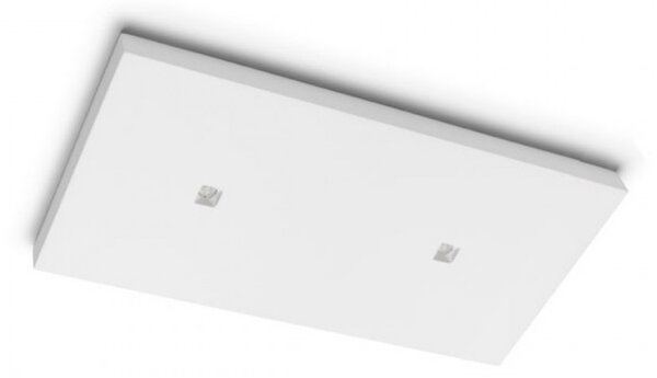 Plafoniera gesso belfiore 9010 flat double 8903b.3040 led sistema wireless lampada soffitto - Belfiore - 9010