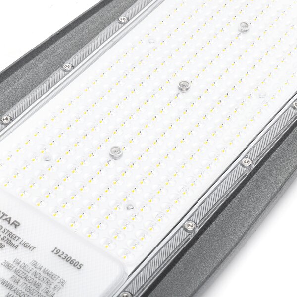 Lampione stradale Led Slim 200W Grigio IP65 Bianco freddo 6500K Aigostar