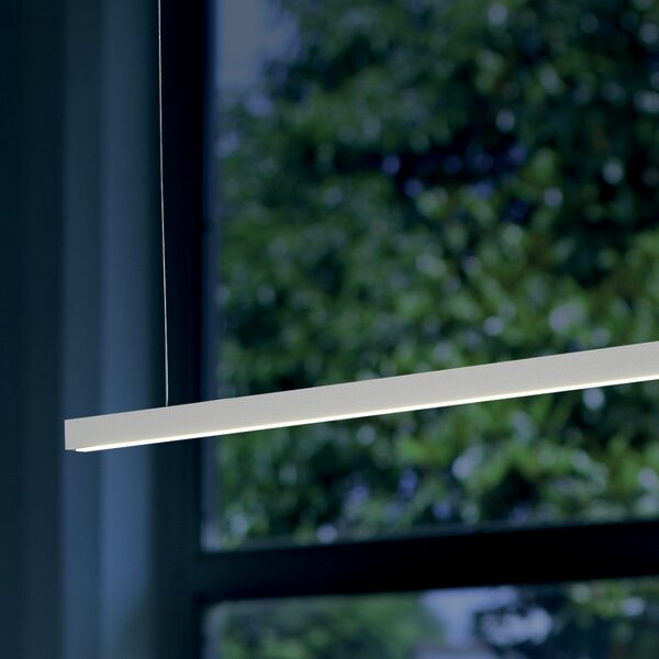 Lampadario moderno fratelli braga elle 2089 s led touch dimmer biemissione metallo sospensione - Fratelli Braga