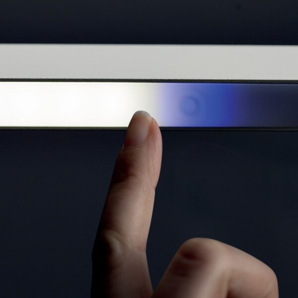 Lampadario moderno fratelli braga elle 2089 s led touch dimmer biemissione metallo sospensione - Fratelli Braga