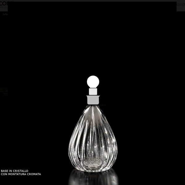 Abat-jour classica sylcom felicita 1395 e14 led vetro soffiato lampada tavolo - Sylcom