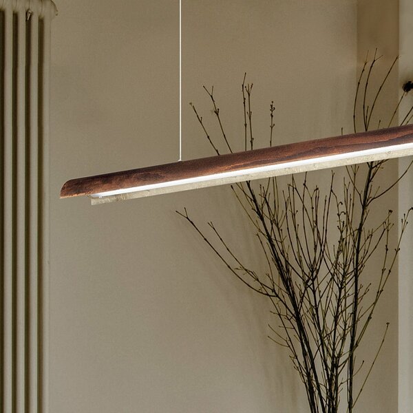 Lampadario moderno fratelli braga tile 2121 s1 led touch dimmer metallo monoemissione sospensione - Fratelli Braga