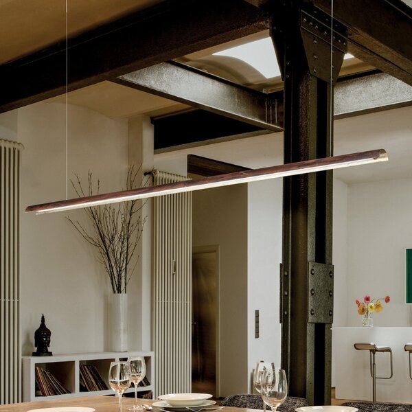Lampadario moderno fratelli braga tile 2121 s1 led touch dimmer metallo monoemissione sospensione - Fratelli Braga