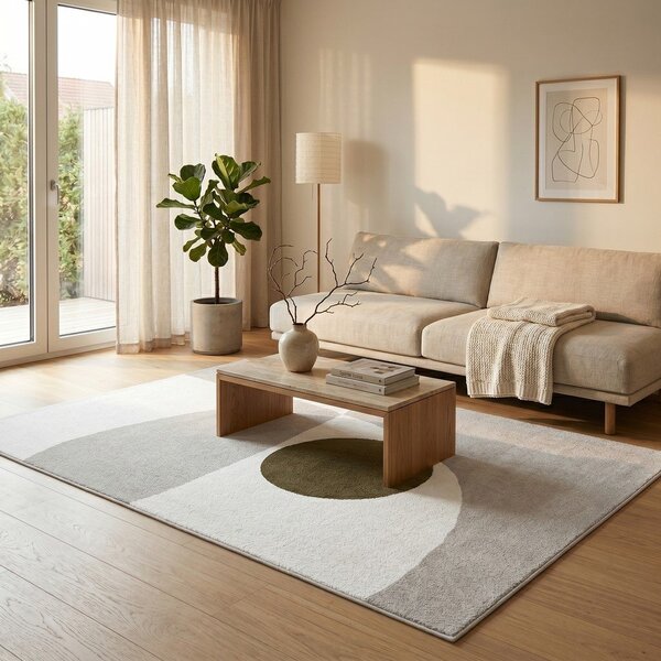 Tappeto beige/crema 120x170 cm Martini - ESTE