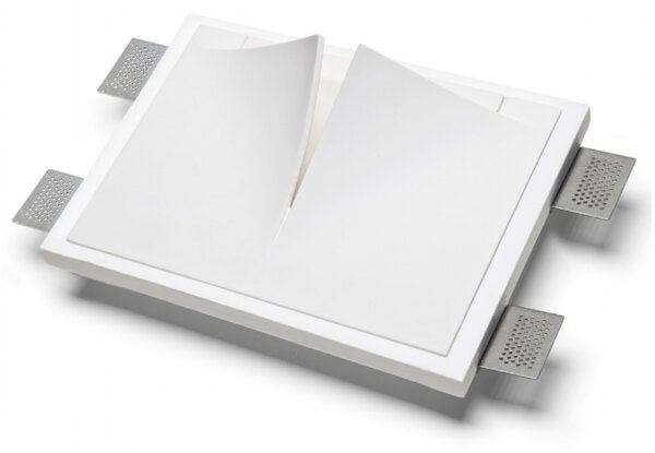 Applique incasso gesso 9010 belfiore spakko 2369a 35 gu10 led lampada parete - Belfiore - 9010