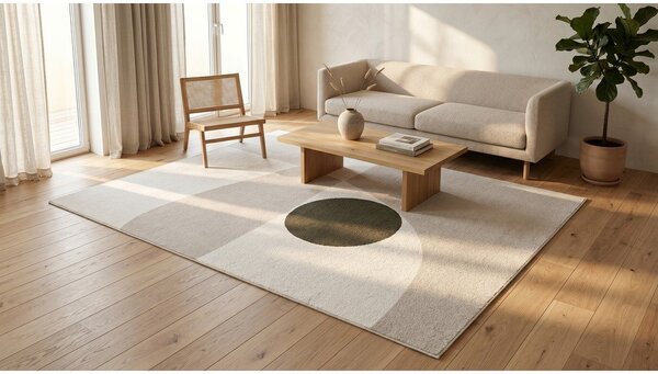 Tappeto beige/crema 120x170 cm Martini - ESTE