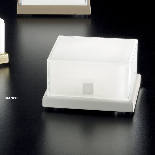 Abat-jour moderna fratelli braga candy 2118 l led dimmerabile vetro metallo lampada tavolo - Fratelli Braga