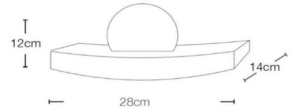 Applique lampadari bartalini onangilop gx53 led vetro gesso verniciabile - Lampadari Bartalini Gesso