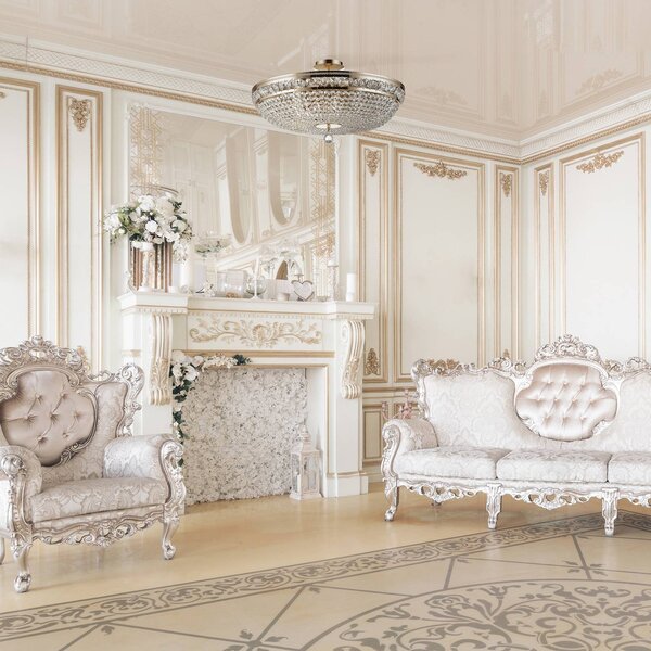 Maytoni Plafoniera in cristallo Ottilia, dimmerabile, Ottone / Oro, Soggiorno / Sala da pranzo, Metallo, Antico, Plafoniera