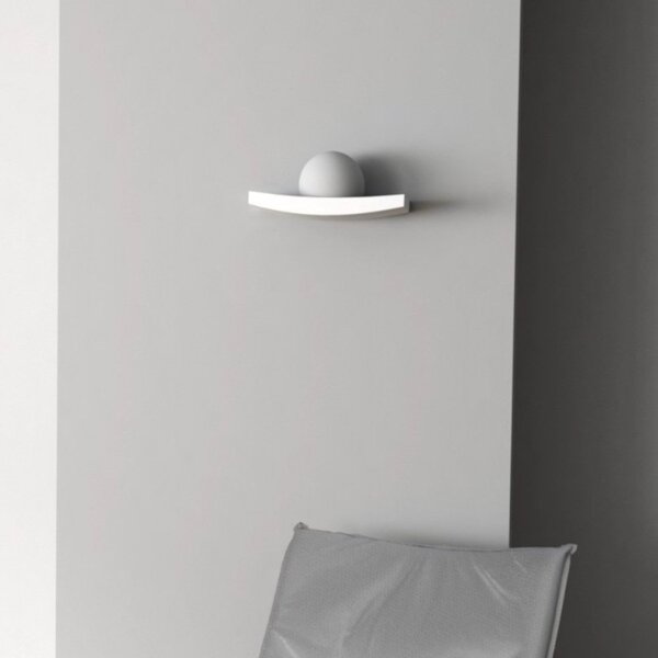 Applique lampadari bartalini onangilop gx53 led vetro gesso verniciabile - Lampadari Bartalini Gesso