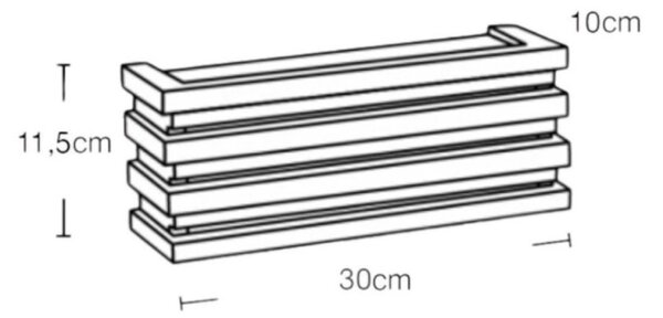 Applique gesso lampadari bartalini sepirts 240 e27 led verniciabile - Lampadari Bartalini Gesso