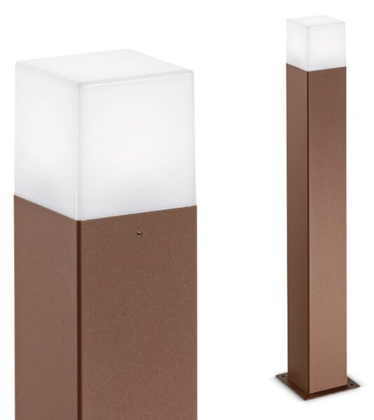 Lampioncino esterno classico gea led aditi ges422 led lampada terra ruggine alluminio ip44 - Gea Led