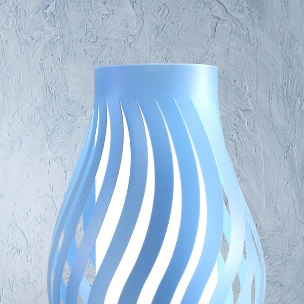 Abat-jour moderna linea zero helios d61l e27 led polilux lampada tavolo - Linea Zero
