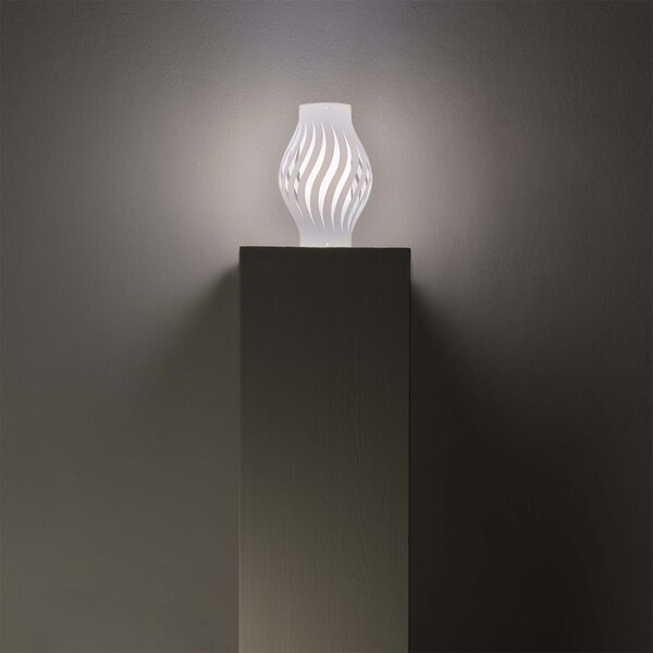 Abat-jour moderna linea zero helios d32l e27 led polilux lampada tavolo - Linea Zero