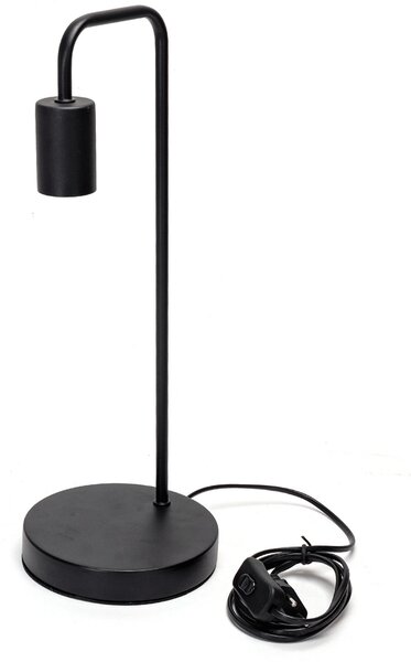 Lampada da tavolo Minimal Nera E27 Aigostar