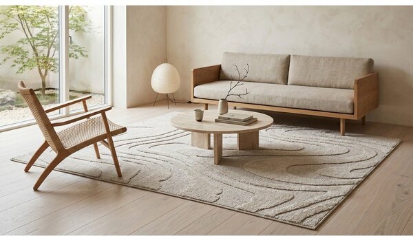 Tappeto beige 120x170 cm Dune - ESTE