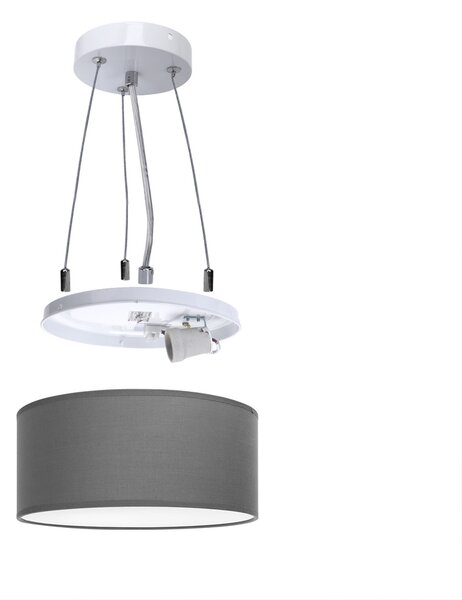 Lampadario da soffitto Tissue Grigio 1 x E27 Aigostar