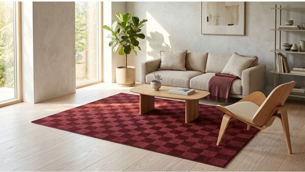 Tappeto bordeaux 160x230 cm Mosaic - ESTE