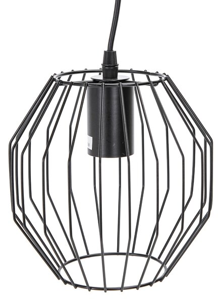 Lampadario da soffitto Exagon Nero opaco 1 x E27 Aigostar