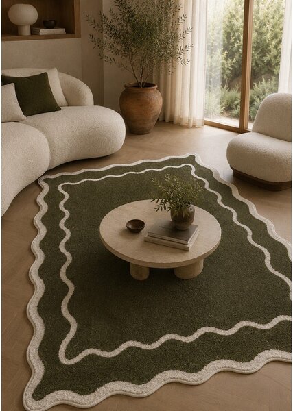 Tappeto verde scuro 120x170 cm Dolce - ESTE