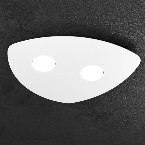 Plafoniera moderna top light shape 1143 2 gx53 led metallo lampada soffitto - Top Light