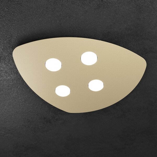 Plafoniera moderna top light shape 1143 4 gx53 led metallo lampada soffitto - Top Light