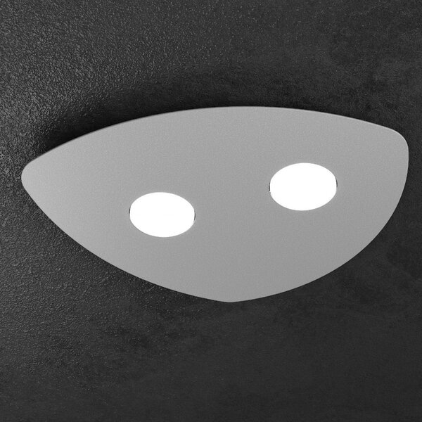 Plafoniera moderna top light shape 1143 2 gx53 led metallo lampada soffitto - Top Light